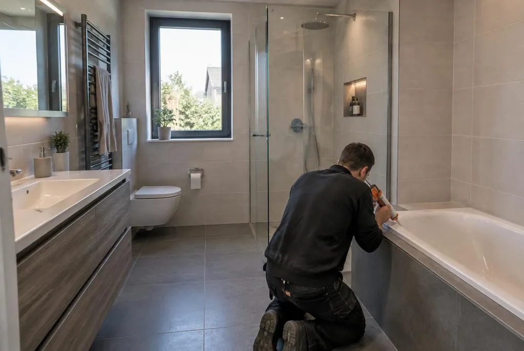 Kitbedrijf Maarssen – badkamer kit vervangen bij de douche